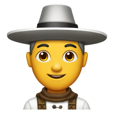 Thanksgiving white pilgrim sticker