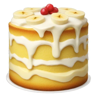 Banana pudding cake sticker