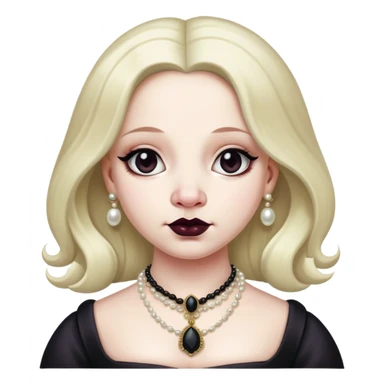   renaissance monalisa goth pig  sticker