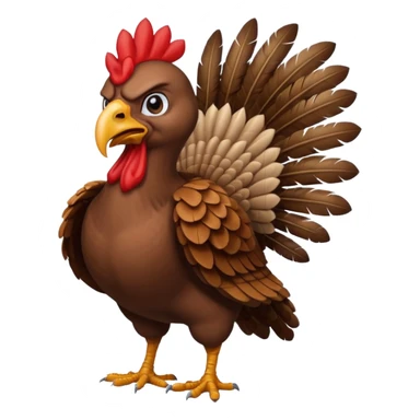 warrior turkey sticker
