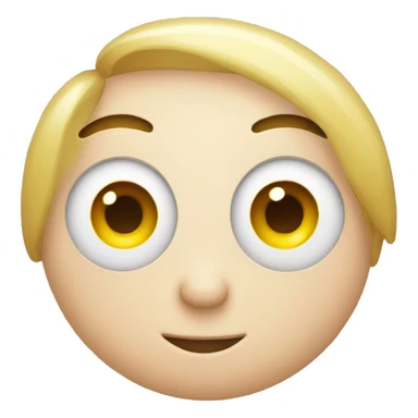smiling eye-roll emoji sticker