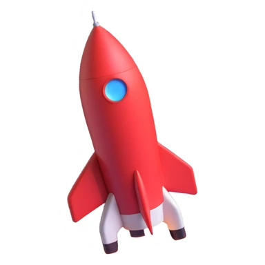 Rocket Colour full sticker