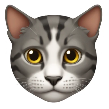 A cat that looks like a tyrannosaurus sticker