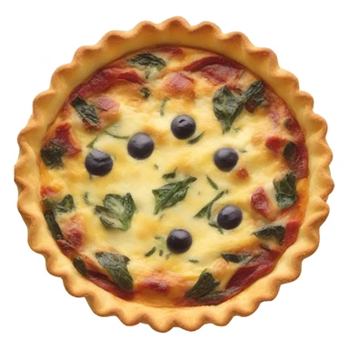 Quiche face sticker