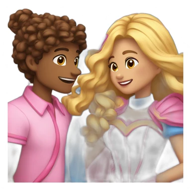 Un corazón con 💗💙💝estos tres juntos  sticker