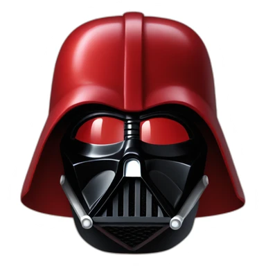red mask darth vader sticker