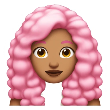 Pink light skin chubby mermaid sticker