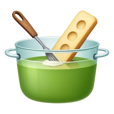 Small icon emoji of recipe formula, minimum details, green #36a767 main color sticker