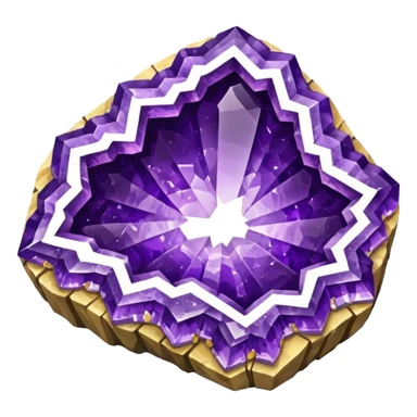 An amethyst geode sticker