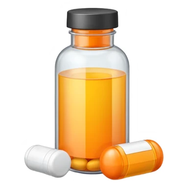 prescription pills bottle plastic yellow orange sticker