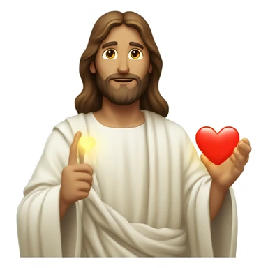 Jesus And heart sticker