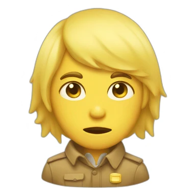 Yellow badge of shame sticker