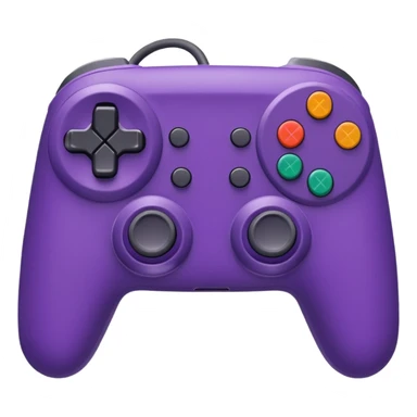 purple gaming controller sticker