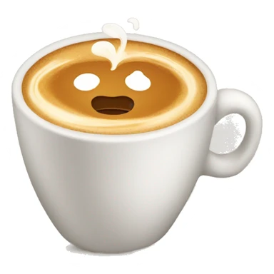 Coffee latte sticker