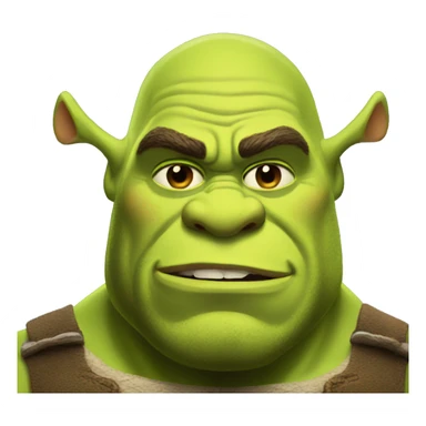 Buff Shrek sticker