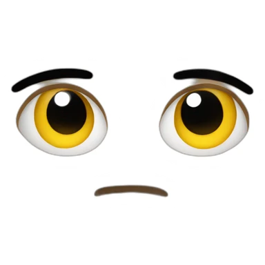 staring eyes sticker