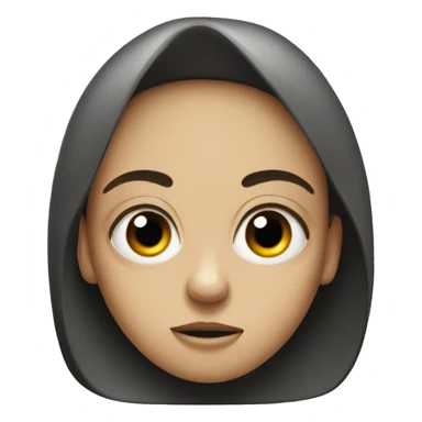 Big eyes with black eye sticker