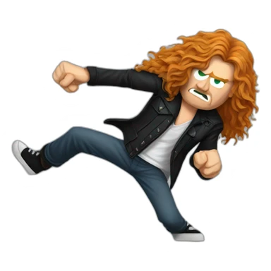 Dave mustaine fight metallica sticker