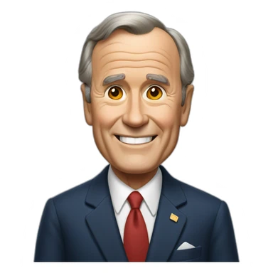 George H. W. Bush sticker