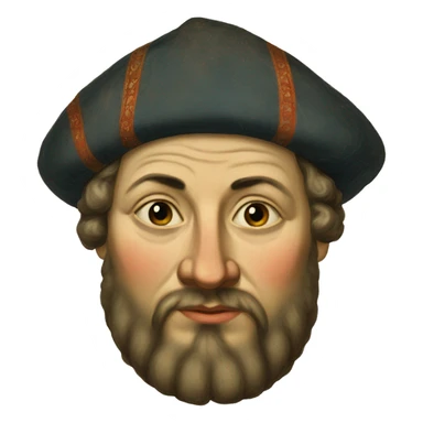 Russian man 16th century sticker