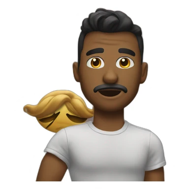 a bad gay saying yooo sticker