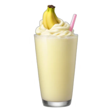 Banana milkshake sticker