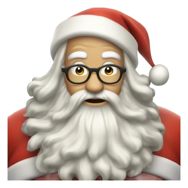 santa claus wit sticker