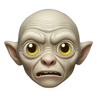 Gollum Sméagol hawk sticker