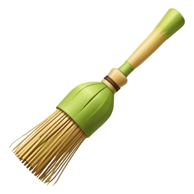 bamboo whisk for matcha tea sticker