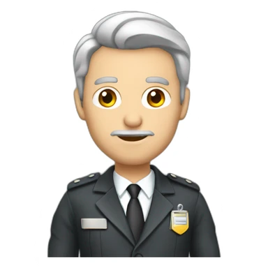 hombre agente profesional de seguros sticker