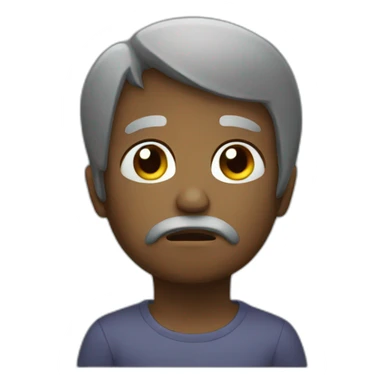 Sad because of death sticker