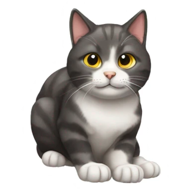 Cat weating a vos sticker