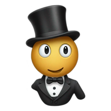  Cartoon peanut, still in the shell, wearing a top hat and a monocle sticker