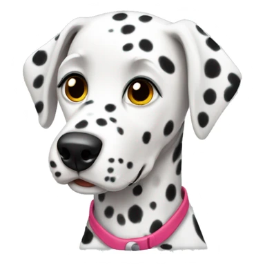 Dalmatian female sticker
