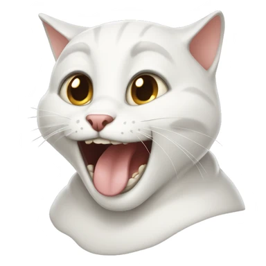 carthusian cat laughing cute sticker