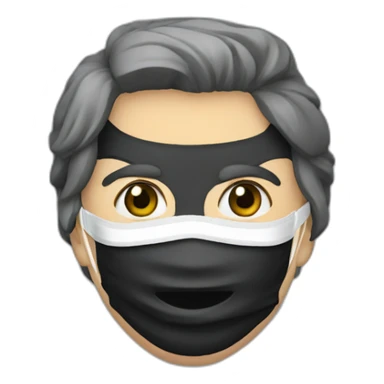 Gojo with mask sticker