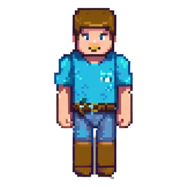 Minecraft Steve character sticker