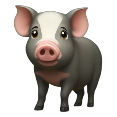 wild pig sticker