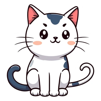 crying cat sticker