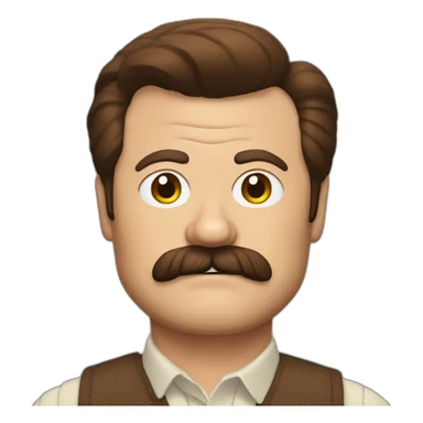 Ron-swanson sticker