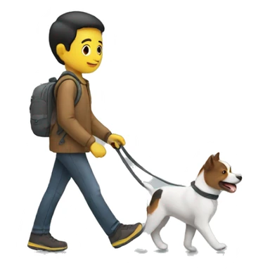 Taking a walk sticker
