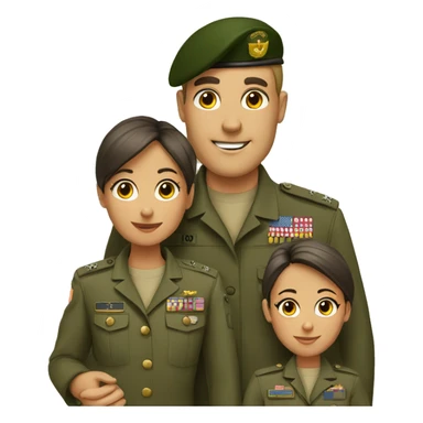 A family inthe army sticker