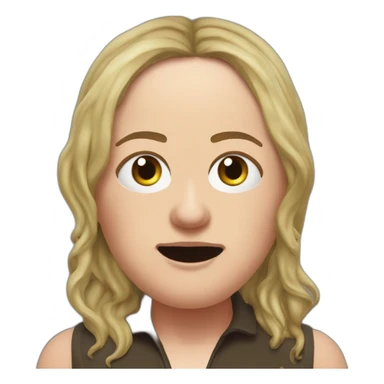 Victoria Coren-Mitchell and Phil Mitchell mud fight sticker