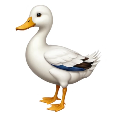 very long duck sticker