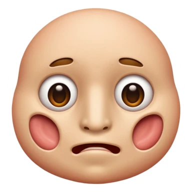 Face with penis  sticker