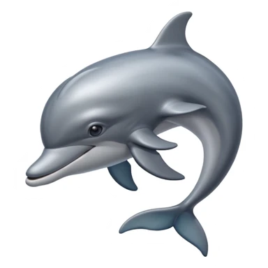 High resolution of dolphin sticker