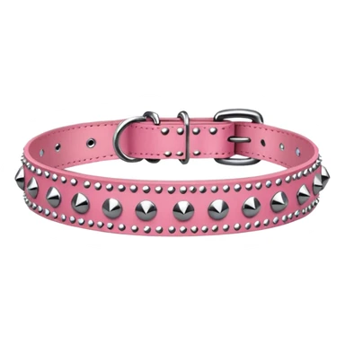 cat collar pink coloured without cat sticker
