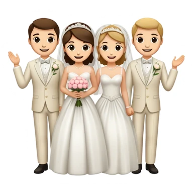 wedding sticker