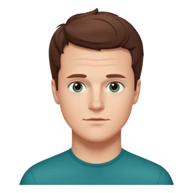 Jonathan Groff with teal eyes sticker