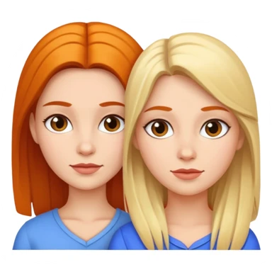 Donna and Zöe  sticker